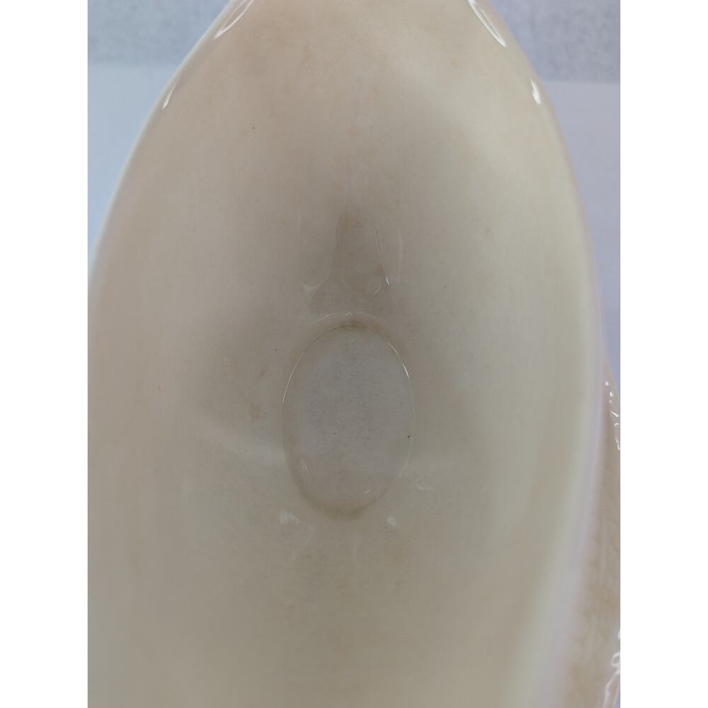 Vintage White Wedgwood EDME ENGLAND Head Ribbed Gravy Boat Underplate - Picture 6 of 10